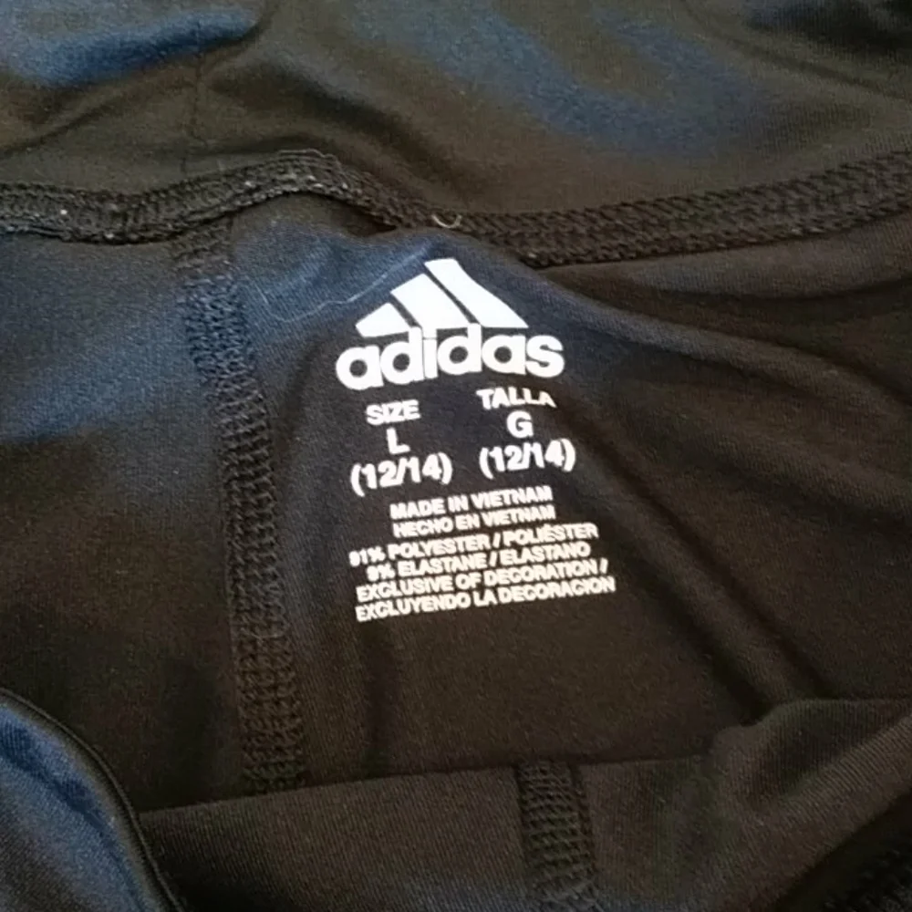 Adidas leggings cropped large 12/14